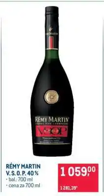 Makro RÉMY MARTIN V.S.O.P. 40 % nabídka