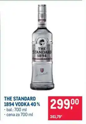 Makro THE STANDARD 1894 VODKA 40 % nabídka