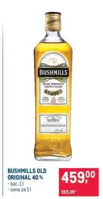 Makro Bushmills Old Original 40 % nabídka