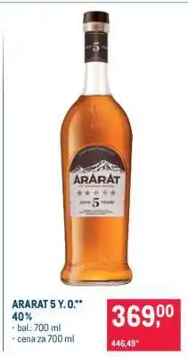 Makro Ararat 5 Y. O nabídka