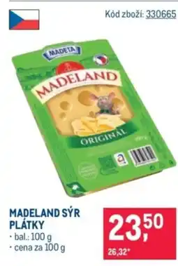 Makro Madeland sýr plátky nabídka