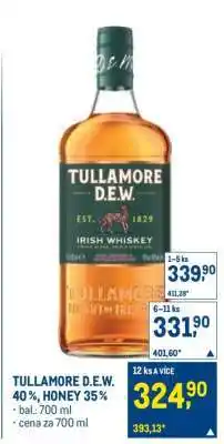 Makro TULLAMORE D.E.W. 40 %, HONEY 35 % nabídka