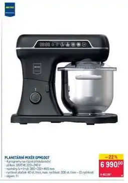 Makro PLANETÁRNÍ MIXÉR GPM1007 nabídka