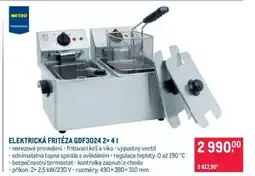 Makro ELEKTRICKÁ FRITÉZA GDF3024 2× 4 l nabídka