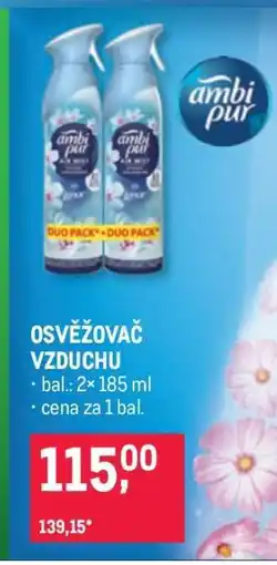 Makro Osvěžovač vzduchu nabídka