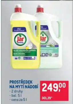 Makro Prostředek na mytí nádobí nabídka