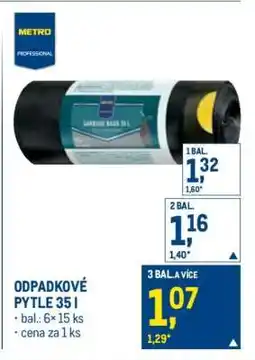 Makro ODPADKOVÉ PYTLE 35 l nabídka