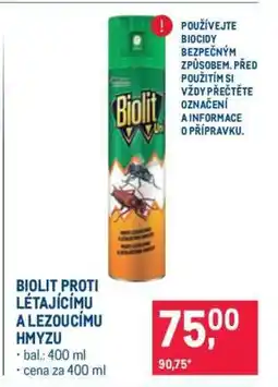 Makro BIOLIT PROTI LÉTAJÍCÍMU A LEZOUCÍMU HMYZU nabídka
