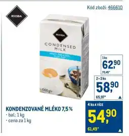 Makro KONDENZOVANÉ MLÉKO 7,5 % nabídka
