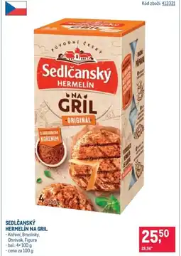 Makro Sedlčanský hermelín na gril nabídka