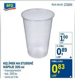 Makro Kelímek na studené nápoje 300 ml nabídka
