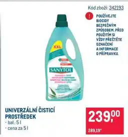 Makro Univerzální čisticí prostředek nabídka