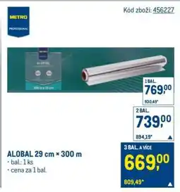 Makro ALOBAL 29 cm * 300 m nabídka