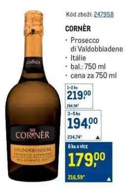 Makro Corner nabídka