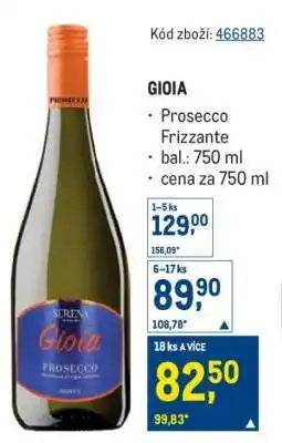 Makro GIOIA nabídka
