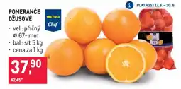 Makro Pomeranče džusové nabídka