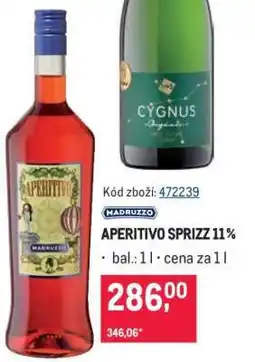 Makro APERITIVO SPRIZZ 11 % nabídka