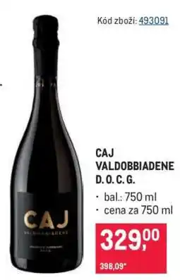 Makro CAJ VALDOBBIADENE D.O.C.G nabídka