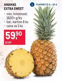 Makro Ananas Extra Sweet nabídka