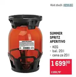 Makro SUMMER SPRITZ APERITIVO nabídka