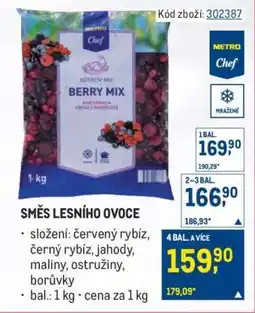 Makro Směs lesního ovoce nabídka