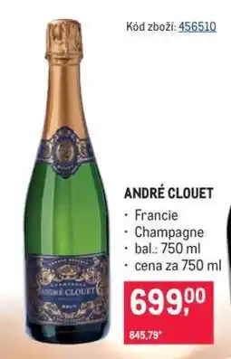 Makro ANDRÉ CLOUET nabídka