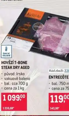 Makro HOVĚZÍ T-BONE STEAK DRY AGED nabídka