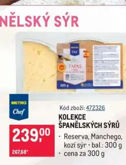 Makro KOLEKCE ŠPANĚLSKÝCH SÝRŮ nabídka