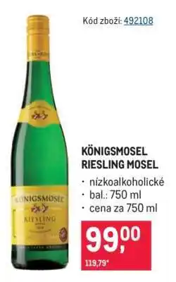 Makro Königsmosel Riesling Mosel nabídka