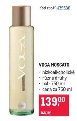 Makro VOGA MOSCATO nabídka
