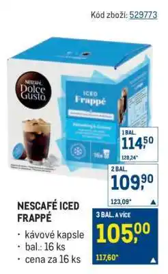 Makro NESCAFÉ ICED FRAPPÉ nabídka