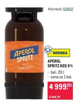 Makro APEROL SPRITZ KEG 9 % nabídka