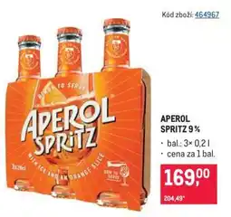 Makro APEROL SPRITZ 9 % nabídka