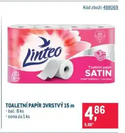 Makro TOALETNÍ PAPÍR 3VRSTVÝ 15 m nabídka