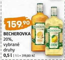 Terno Becherovka nabídka