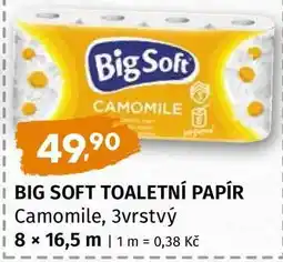 Terno Big Soft Toaletní papír nabídka