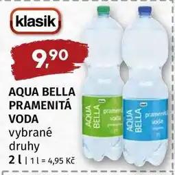 Terno Aqua Bella pramenitá voda nabídka