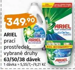 Terno ARIEL prací prostředek vybrané druhy nabídka