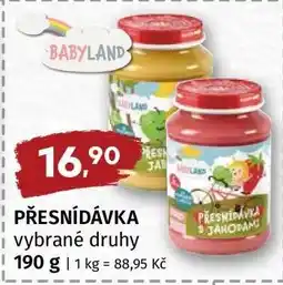 Terno PŘESNÍDÁVKA vybrané druhy nabídka