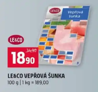 Terno LE&CO Vepřová šunka nabídka