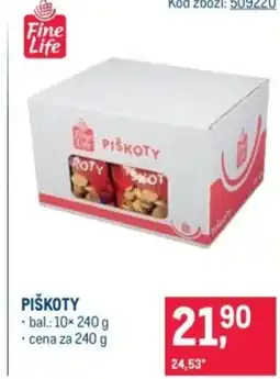 Makro Piškoty nabídka
