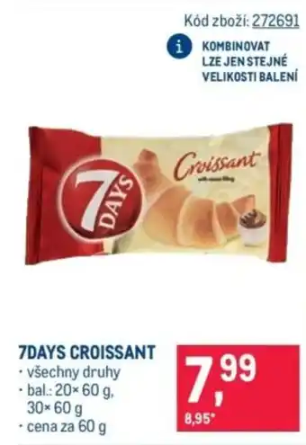 Makro 7days croissant nabídka