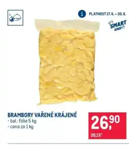 Makro Brambory vařené krájené nabídka