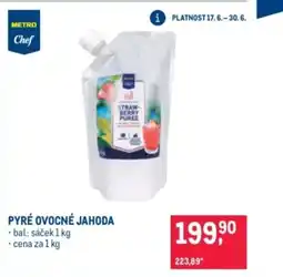 Makro Pyré ovocné jahoda nabídka