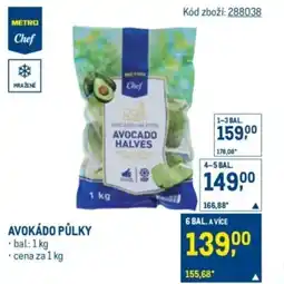 Makro Avokádo půlky nabídka