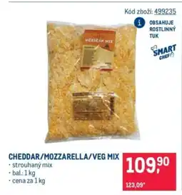 Makro Cheddar/mozzarella/veg mix nabídka