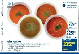 Makro Ježek polévky nabídka