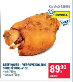 Makro Beef house - vepřové koleno s kostí sous-vide nabídka
