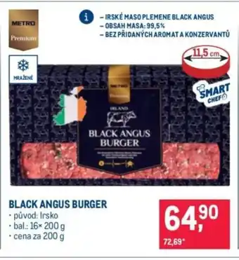 Makro Black angus burger nabídka