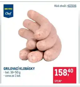Makro Grilovací klobásky nabídka